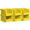 $11.55: 6-Pack Akro-Mils AkroBins Plastic Hanging Stackable Storage Organizer Bin (5-Inch x 4-Inch x 3-Inch, Yellow) at Amazon