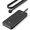$22.79*: Anker 15-in-1 Surge Protector Power Strip w/ 5' Cord (12x AC, 1x USB-C, 2x USB-A) at Amazon