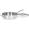$45.28: 5.5-Qt Cuisinart Stainless Steel Saut&eacute; Pan w/ Cover, Helper Handle, Chef's Classic (733-30H) at Amazon