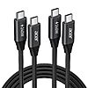 $8.98: 2-Pack 6.6' Acer 240W USB-C to USB-C Nylon Braided Charging Cable at Amazon
