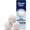 [S&amp;amp;S] $6.48*: 3-Count Cleancult Wool Dryer Balls (Fragrance Free, 100% New Zealand Wool) at Amazon