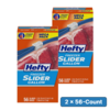 [S&amp;amp;S] $9.85*: 2 &times; 56-Count 1-Gallon Hefty Slider Freezer Storage Bags ($4.93 each) at Amazon