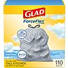 [S&amp;amp;S] $15.17*: 110-Count Glad Tall Kitchen Drawstring Trash Bags (Febreze Fresh Clean) at Amazon