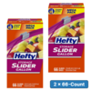 [S&amp;amp;S] $10.76: 2 &times; 66-Count Hefty Slider Gallon Kitchen Storage Bags ($5.38 each) at Amazon