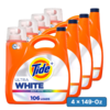 [S&amp;amp;S] $55.58: 4 &times; 149-Oz Tide Plus Ultra OXI White and Bright Liquid Laundry Detergent (106 Loads) ($13.89 each) at Amazon