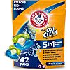 [S&amp;amp;S] $5.56*: 42-Count Arm &amp;amp; Hammer Plus OxiClean 5-in-1 Laundry Detergent Power Paks (Fresh) at Amazon