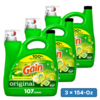 [S&amp;amp;S] $29.48*: 3 &times; 154-Oz Gain + Aroma Boost Liquid Laundry Detergent (Original Scent) ($9.83 each) at Amazon