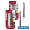 $6.28*: 2 &times; 4-Pack uni-ball Jetstream RT 0.7mm Fine Point Pens (Twilight, Black Ink) ($3.14 each) at Amazon