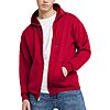 $9.99*: Hanes Men's Full-Zip Eco-Smart Hoodie (Deep Red) at Amazon