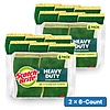 [S&amp;amp;S] $8.09: 2 &times; 6-Count Scotch-Brite Heavy Duty Scrub Sponge ($4.04 each) at Amazon