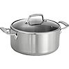 $56.99: 5-Qt Tramontina Tri-Ply Clad Stainless Steel Dutch Oven Pot with Glass Lid at Amazon