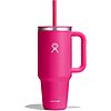 $19.98: 40-Oz Hydro Flask Travel Tumbler with Handle, Lid and Straw (Zinnia) at Amazon