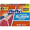 [S&amp;amp;S] $5.20*: 74-Count Hefty Slider Freezer Storage Bags (Quart) at Amazon