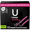 [Prime, S&amp;amp;S] $4.31: 45-Count U by Kotex Click Compact Tampons (Super Absorbency, Unscented) at Amazon