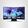 $1499.99: 55&Prime; SAMSUNG Odyssey Ark 2nd Gen 4K UHD 1000R Curved Gaming Monitor, 165Hz, 1ms at Amazon