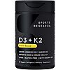 [S&amp;amp;S] $11.74: 60-ct Sports Research Vegan D3 5000 IU + K2 100mg Softgels at Amazon