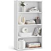 $35.72: VASAGLE CUSTOS Collection - 4-Tier Bookcase, 9.4 x 23.6 x 42.4 Inches, Cloud White at Amazon