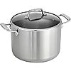 $35.98: 8-Qt Tramontina Tri-Ply Clad Stainless Steel Stock Pot with Glass Lid at Amazon