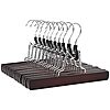 $39.44: 60-Pack Amazon Basics Wooden Pants Hangers at Amazon