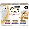 [S&amp;amp;S] $10.29: 24-Pack 3-Oz Fancy Feast Delights Wet Cat Food (Variety Pack) at Amazon (42.9￠ each)