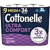 [S&amp;amp;S] $18.50: 3 &times; 9-Pack 244-Sheets Cottonelle Toilet Paper Mega Rolls (Ultra Comfort) at Amazon