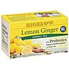 $10.68: 6-Pack 18-Count Bigelow Tea Lemon Ginger plus Probiotics Herbal Tea at Amazon