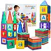 $27.99*: 100-Piece Playmags 3D Magnetic Tiles Building Blocks Set at Amazon