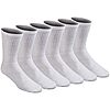 $5.35*: 6-Pairs Dickies Men's All Purpose Cushion Crew Socks (White, Large) at Amazon