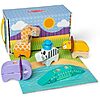 $9.38: 34-Piece Melissa &amp;amp; Doug Blockables Safari Snap and Play, Mix and Match Connectable Wooden Building Blocks Play Set at Amazon