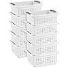 $27.40: 10-Pack Sterilite Medium Stacking Basket at Amazon