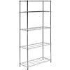$44.58*: Honey-Can-Do 5-Tier Adjustable Shelving Unit (36'' x 72&amp;quot; x 14&amp;quot;, Chrome) at Amazon
