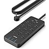$22.78*: Anker 15-in-1 Surge Protector Power Strip w/ 5' Cord (12x AC, 1x USB-C, 2x USB-A) at Amazon