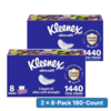 [S&amp;amp;S, AC] $21.76: 2 &times; 8-Pack 180-Count Kleenex Ultra Soft Facial Tissues ($10.88 each) at Amazon