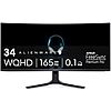 $549.99*: 34&amp;quot; Alienware AW3423DWF 3440x1440 165Hz Curved QD-OLED Gaming Monitor at Amazon