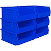 $36.20: 6-Pack Akro-Mils 30235 AkroBins Plastic Storage Bins, 11&amp;quot; x 11&amp;quot; x 5&amp;quot; (Blue) at Amazon