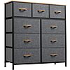 $32.99: YITAHOME Dresser with 9 Drawers, Fabric Dresser for Bedroom, Living Room, Hallway, Closets (Dark Grey) at Amazon
