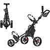 $80.83: Caddytek CaddyLite 11.5 V3 3-Wheel Golf Push Cart (Black) at Amazon