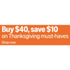 Save $10 when you buy $40 of select Grocery items at Amazon