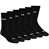 $8.37: 6-Pack PUMA Crew Socks (10-13, Black/Grey Logo) at Amazon