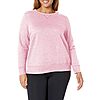 $7: Hanes Women's Just My Size Plus Size Sweatshirt, EcoSmart Fleece Pullover with V-Notch at Amazon