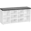 $62.99*: Vasagle Shoe Storage Bench w/ Cushion Seat (40.9 x 18.9 x 11.8&amp;quot;) at Amazon