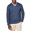 $13.45*: Amazon Essentials Men's 100% Cotton V-Neck Sweater at Amazon