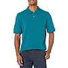$8.45: Amazon Essentials Men's Regular-Fit Cotton Pique Polo Shirt at Amazon