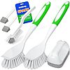 $7.55*: 6-Piece Holikme Kitchen Cleaning Brush Set (Green) at Amazon