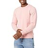 $6.45: Amazon Essentials mens Fleece Crewneck Sweatshirt (Pink) at Amazon