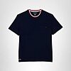 $14.99: Lacoste Men's Contrast Neck Relaxed Fit Pajama T-Shirt (Amazon Exclusives) at Amazon