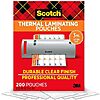$17.60*: 200-Count 8.9&amp;quot; x 11.4&amp;quot; Scotch Thermal Laminating Pouches (3 mil Letter Size) at Amazon