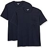 $5.16: 2-Pack Amazon Essentials Mens T-Shirt Slim-Fit Short-Sleeve Crewneck Pocket at Amazon
