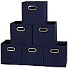 $10.99: 6-Pack Household Essentials Foldable Fabric Storage Cubes (11x11x11) at Amazon