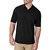 $5.31*: Hanes Men's X-Temp Short Sleeve Midweight Polo Shirt (Black) at Amazon